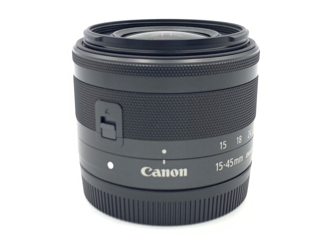 中古：B(並品)】キヤノン EF-M15-45mm F3.5-6.3 IS STM グラファイト