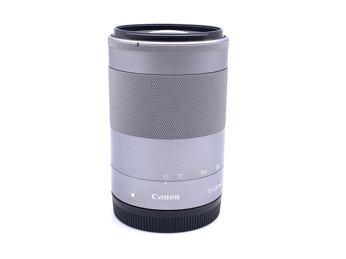 中古】キヤノン EF-M55-200mm F4.5-6.3 IS STM シルバー｜｜カメラの