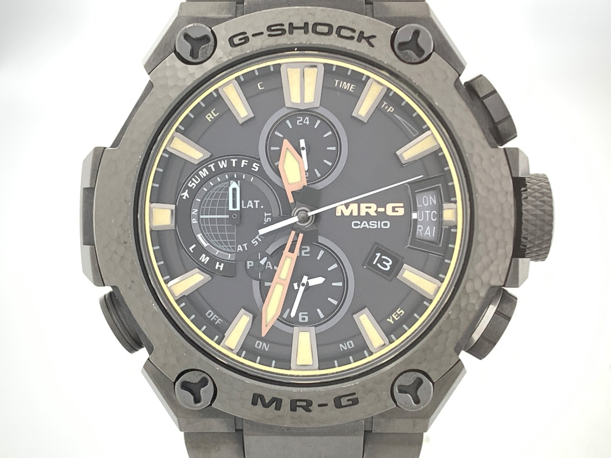 カシオ G-SHOCK MR-G ブラック MRG-G2000HB-1AJR チタン 鎚起(ついき)