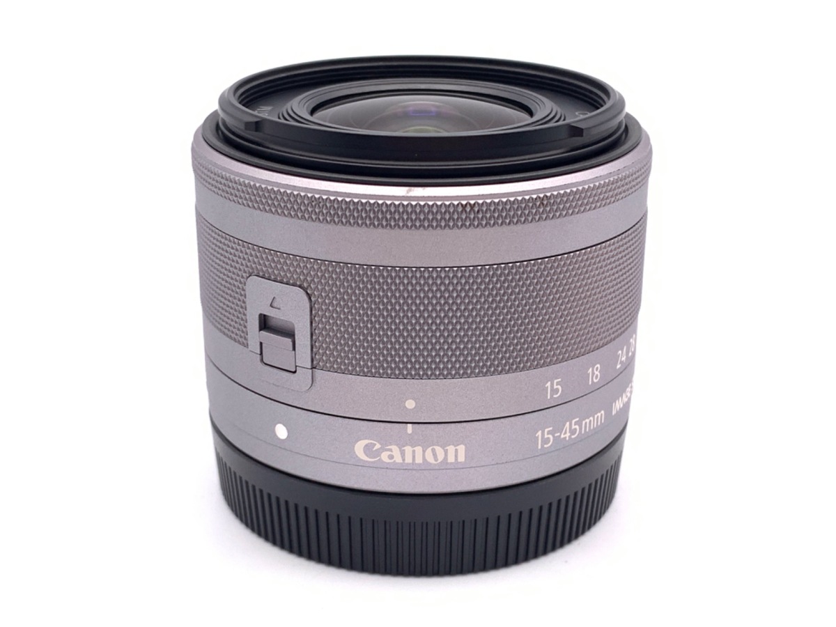 中古】キヤノン EF-M15-45mm F3.5-6.3 IS STM シルバー｜｜カメラの