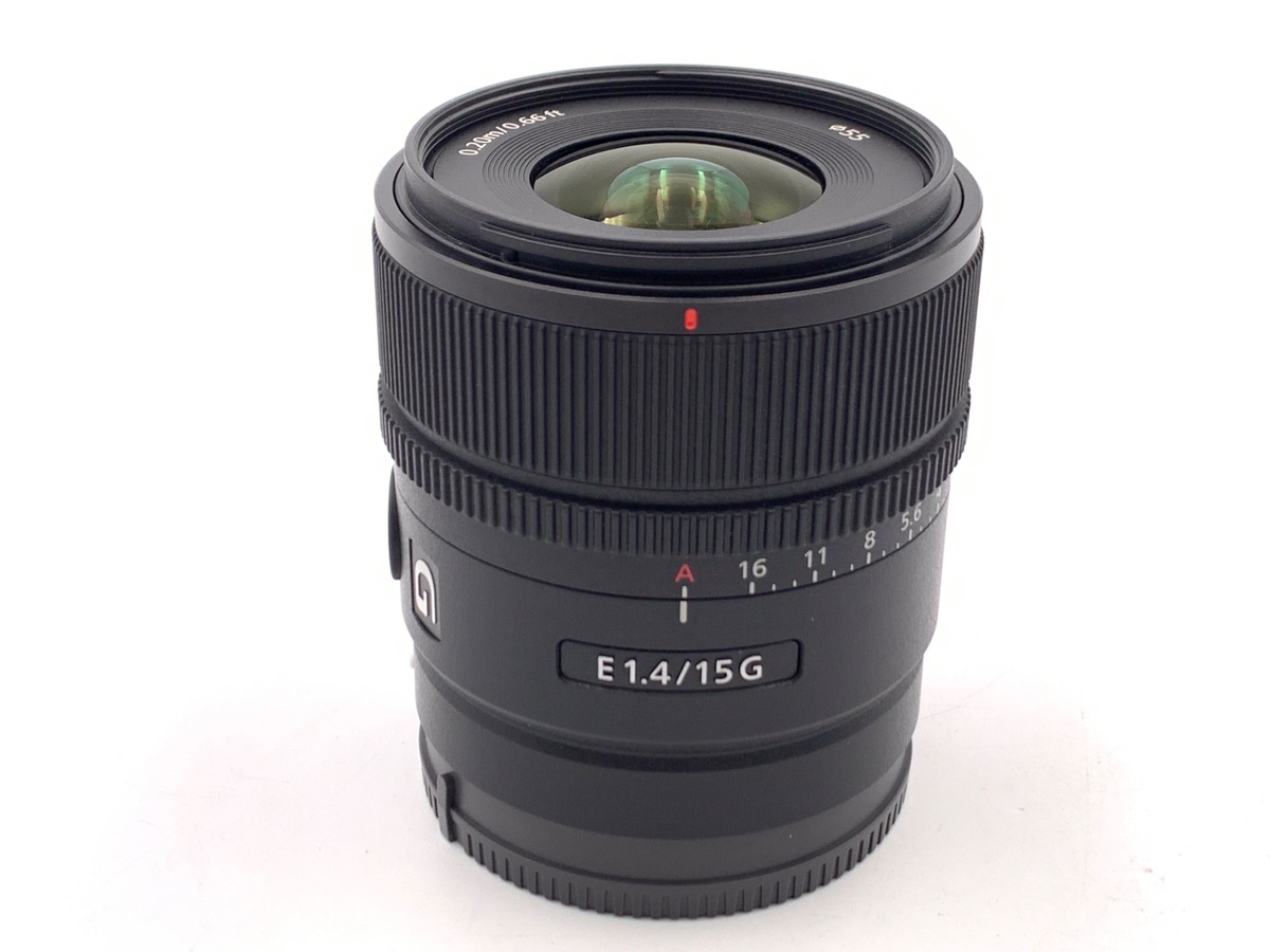 【美品】SEL15F14G Sony Eマウント Gレンズ SONY SEL15F14G E 15mm F1.4 G(APS-C対応/Eマウント/広角単焦点G