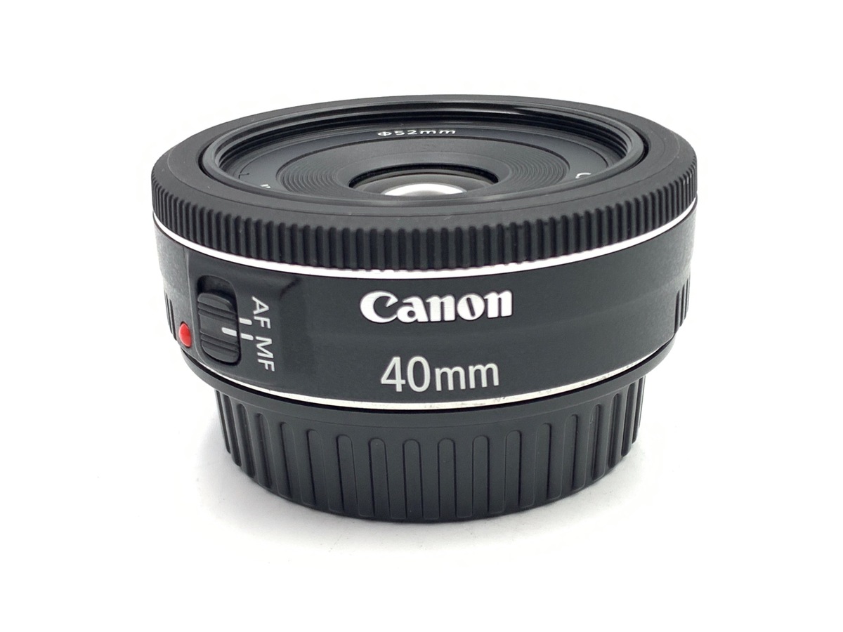 ジャンク Canon (キヤノン) EF40mm F2.8 STM ブラック キヤノン EF40mm F2.8 STM フルサイズ対応 単焦点レンズ