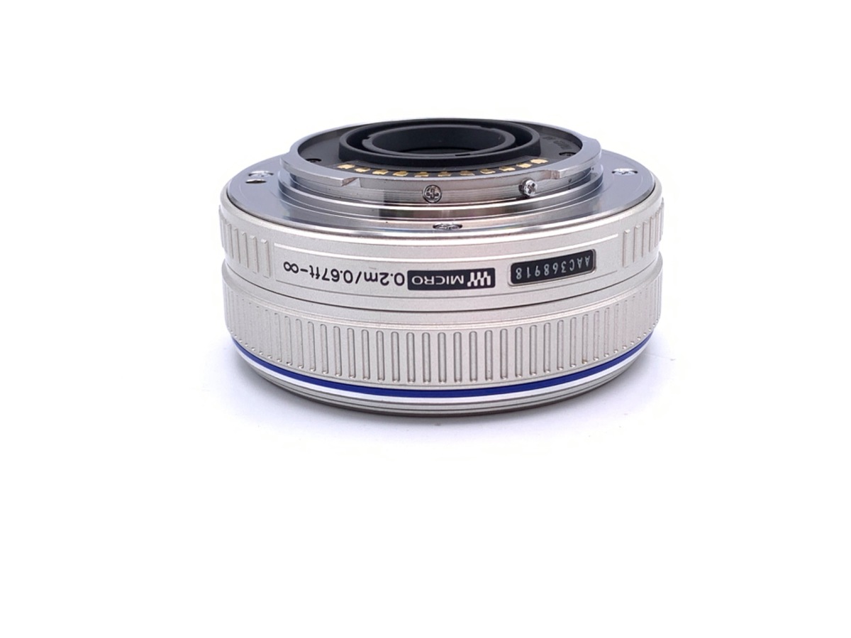 中古：B(並品)】オリンパス M.ZUIKO DIGITAL 17mm F2.8 シルバー