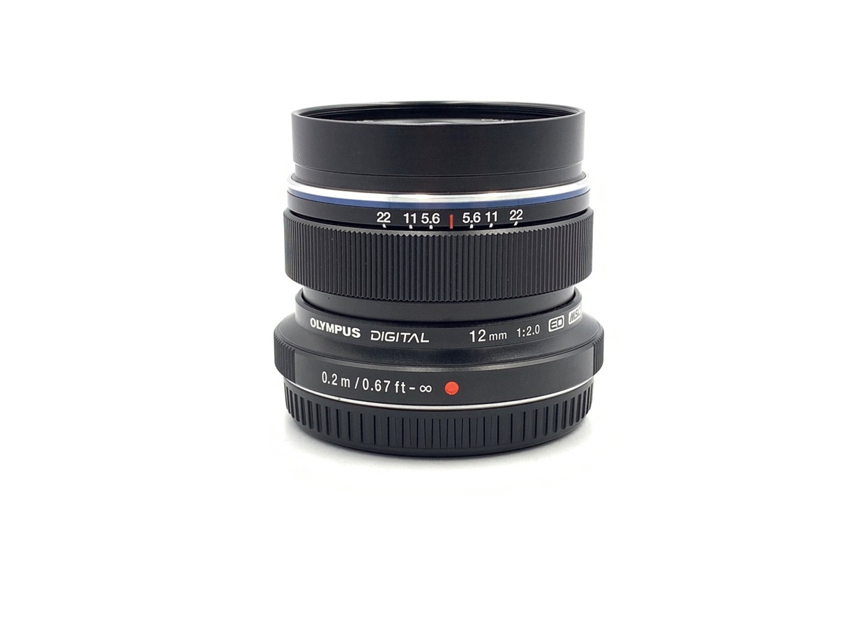 オリンパスM.ZUIKO　ED 12mm F 2.0 BLack 美品 美品 OLYMPUS M.ZUIKO DIGITAL ED 12mm F2.0 マイクロフォー