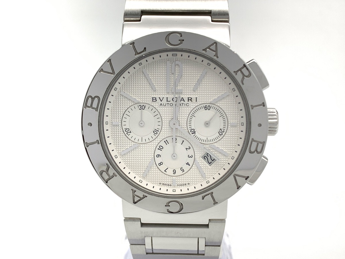 ブルガリ ブルガリブルガリ ホワイト BB42WSSDCH ステンレススティール