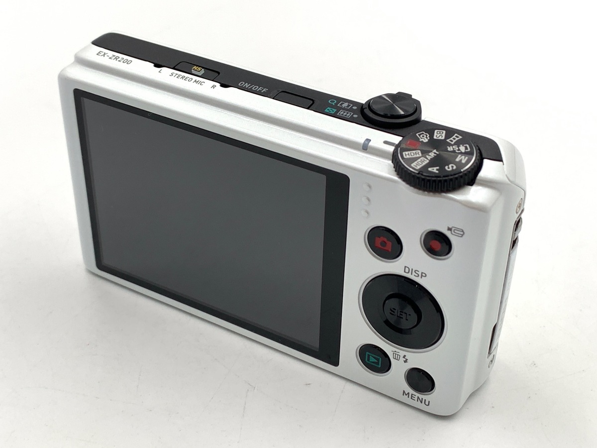 中古：AB(良品)】カシオ EXILIM EX-ZR200 ホワイト | 2449200053498