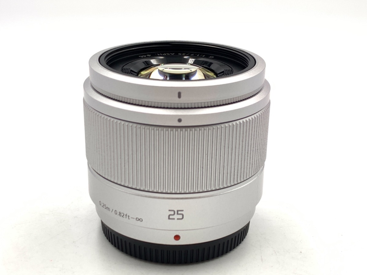 LUMIX G 25mm H-H025 単焦点レンズ　シルバー LUMIX G 25mm/F1.7 ASPH. H-H025-S [シルバー] 中古価格比較 - 価格.com