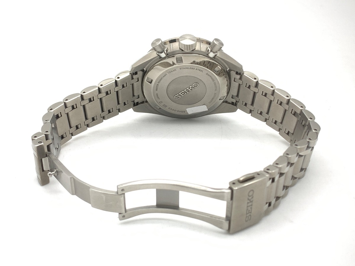 セイコー プロスペックス スピードタイマー ブラック SBEC027/8R48-00V0 ステンレススティール