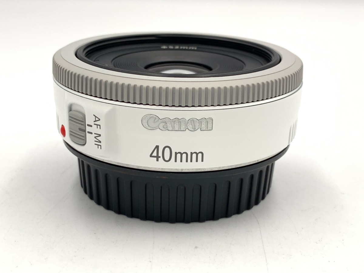 中古：AB(良品)】キヤノン EF 40mm F2.8 STM ホワイト | 2449230027094