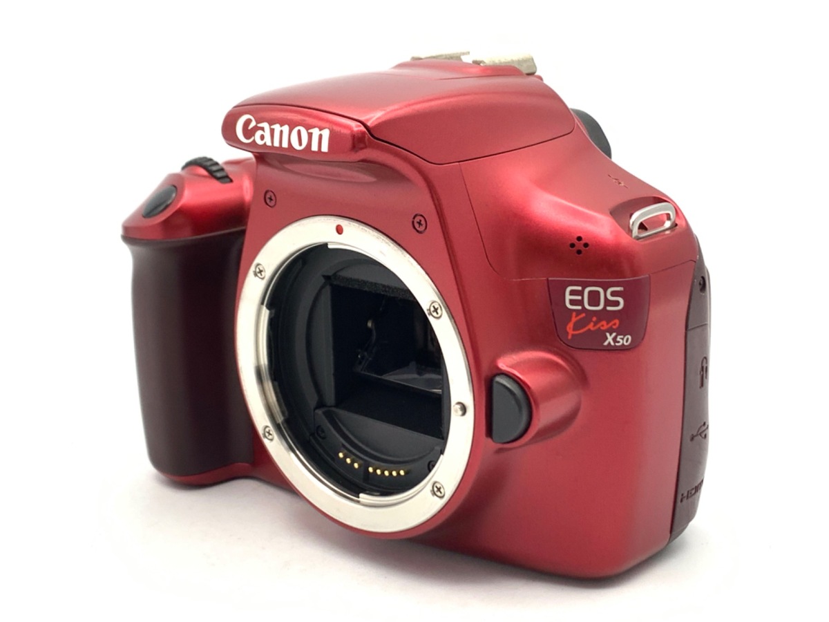 中古：B(並品)】キヤノン EOS Kiss X50 ボディ レッド | 2449230027919