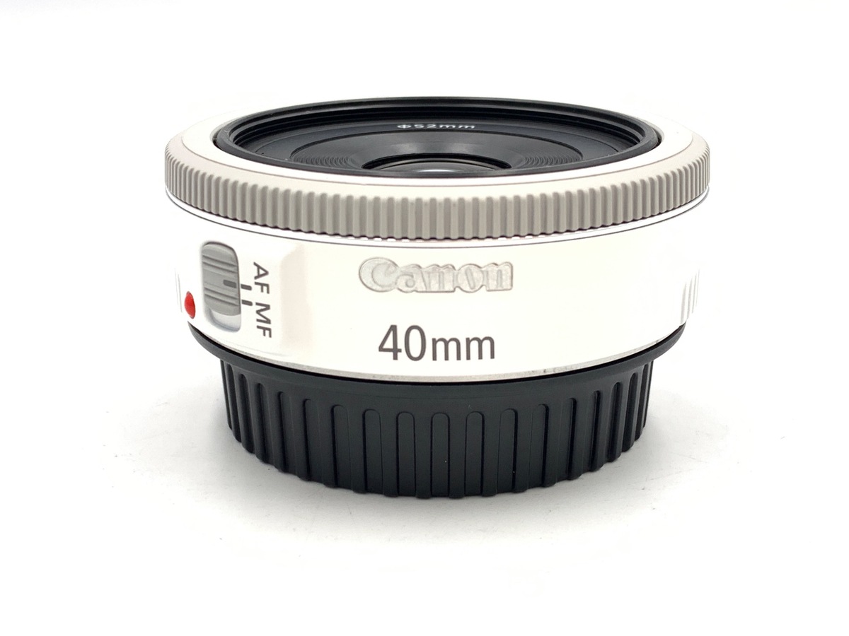 中古：AB(良品)】キヤノン EF 40mm F2.8 STM ホワイト | 2447860062997