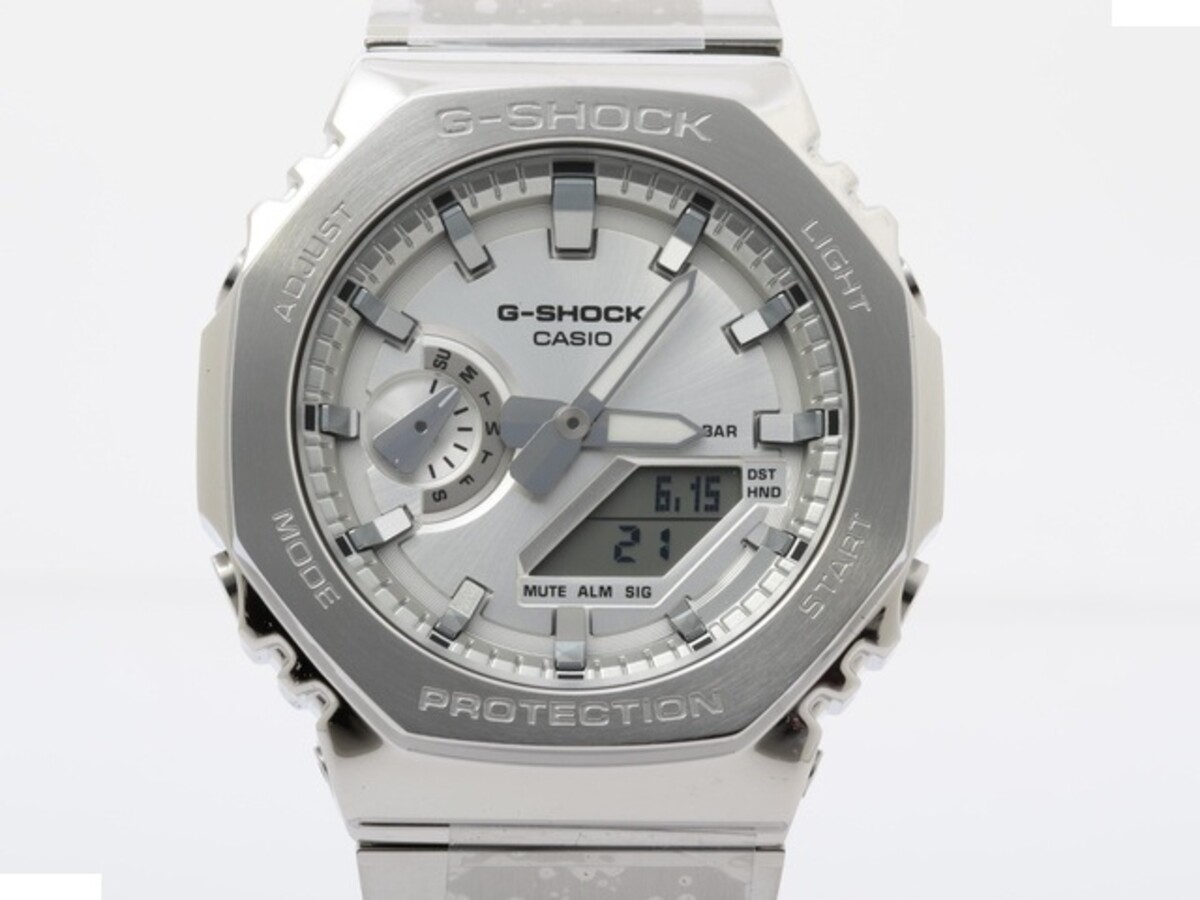 G-SHOCK  GM-2110D-7AJF �V���o�[ ANALOG-DIGITAL 2100 Series