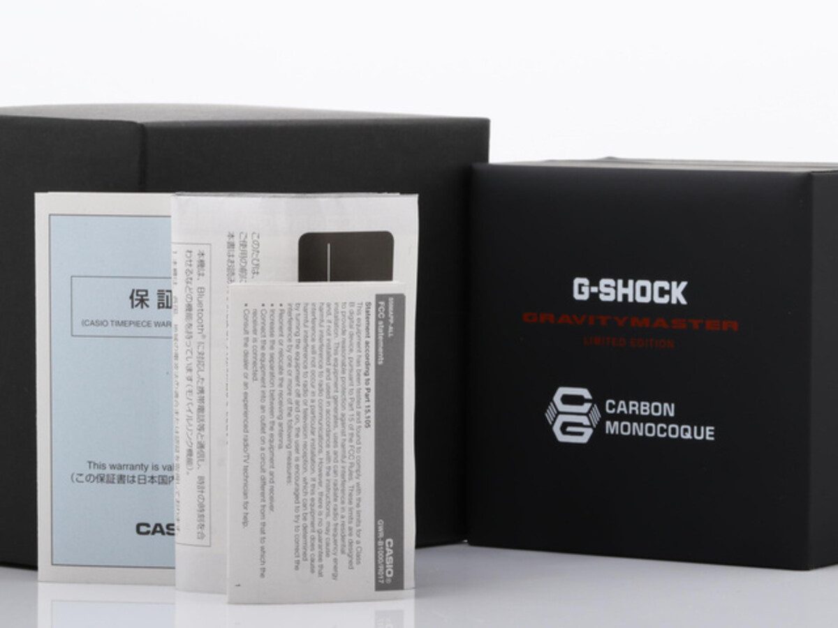 カシオ G-SHOCK マスターオブG ブラック GWR-B1000X-1AJR カーボン
