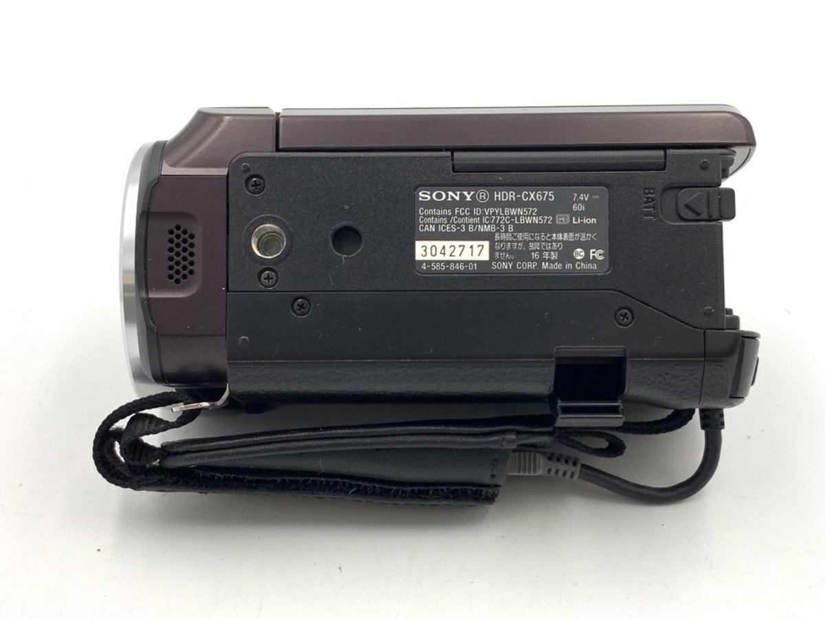 中古：AB(良品)】ソニー デジタルHDビデオカメラレコーダー HDR-CX675
