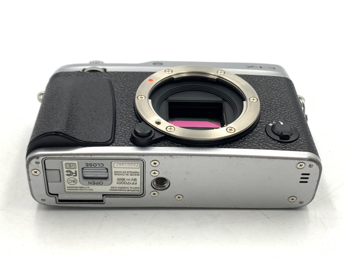 中古：B(並品)】フジフイルム X-E3 ボディ シルバー | 2449250047492