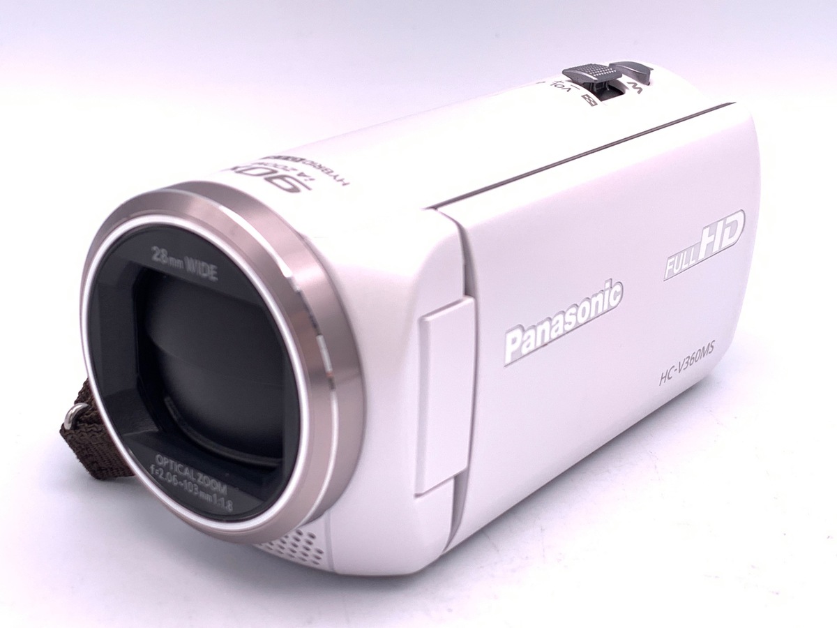 中古：B(並品)】パナソニック HC-V360MS-W ホワイト | 2442370029966