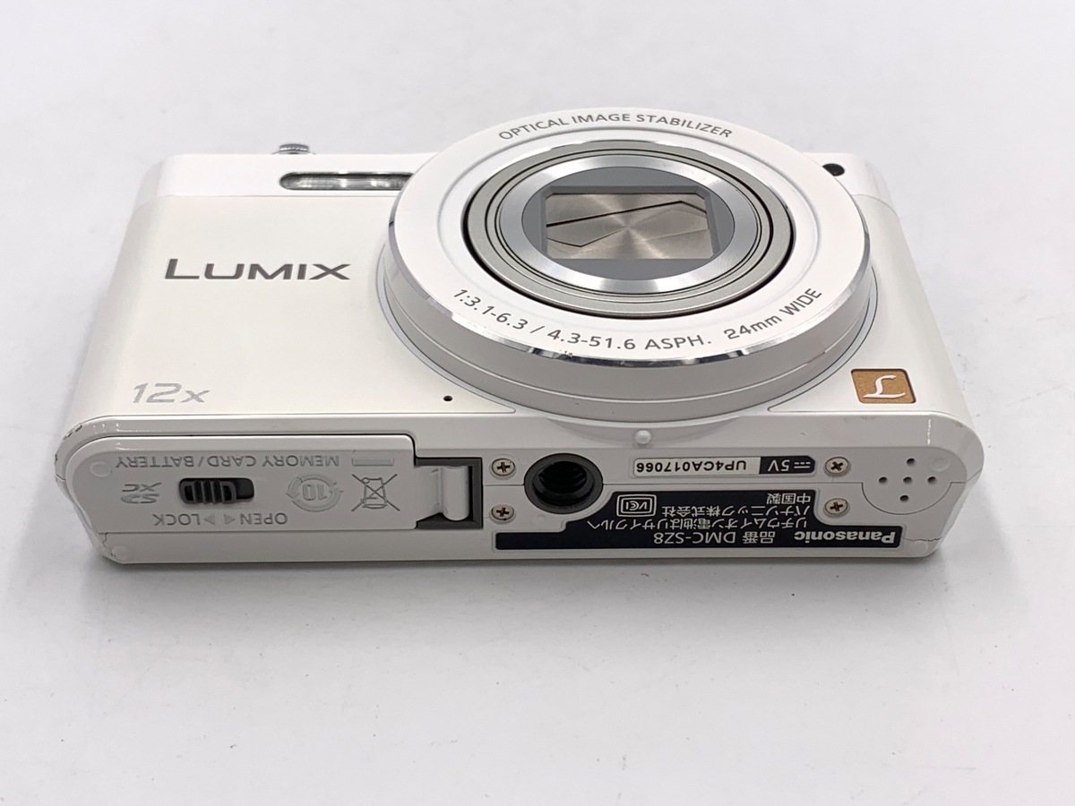 中古：B(並品)】パナソニック LUMIX DMC-SZ8-W ホワイト | 2449270021861