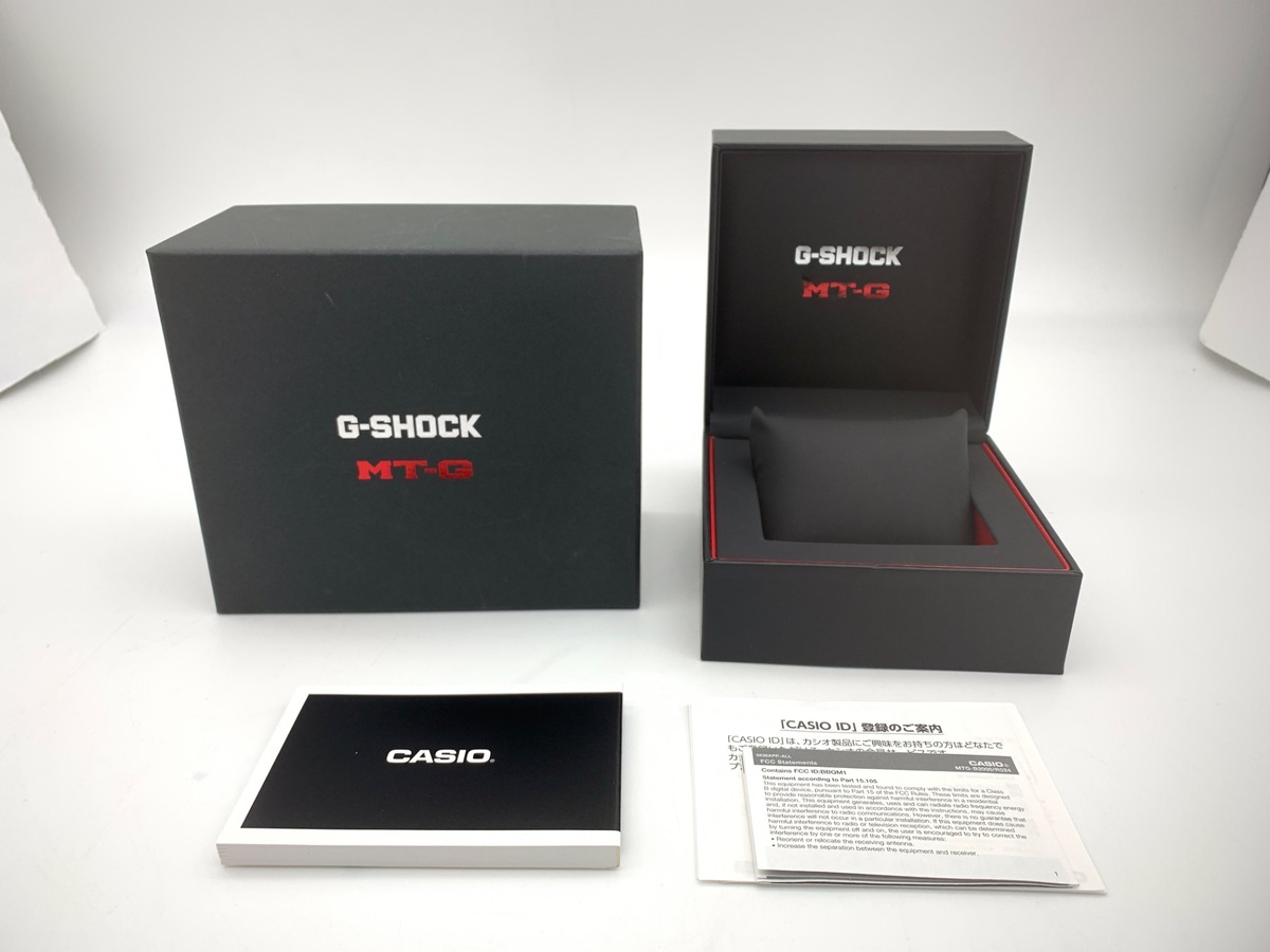 カシオ G-SHOCK MT-G ブラック MTG-B2000XD-1AJF カーボン/ステンレススティール