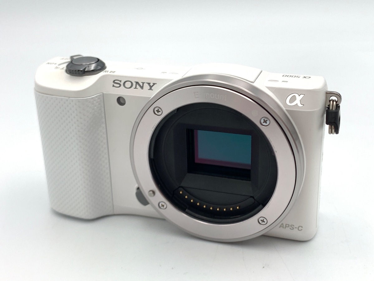 中古：AB(良品)】ソニー α5000 ボディ ホワイト [ILCE-5000