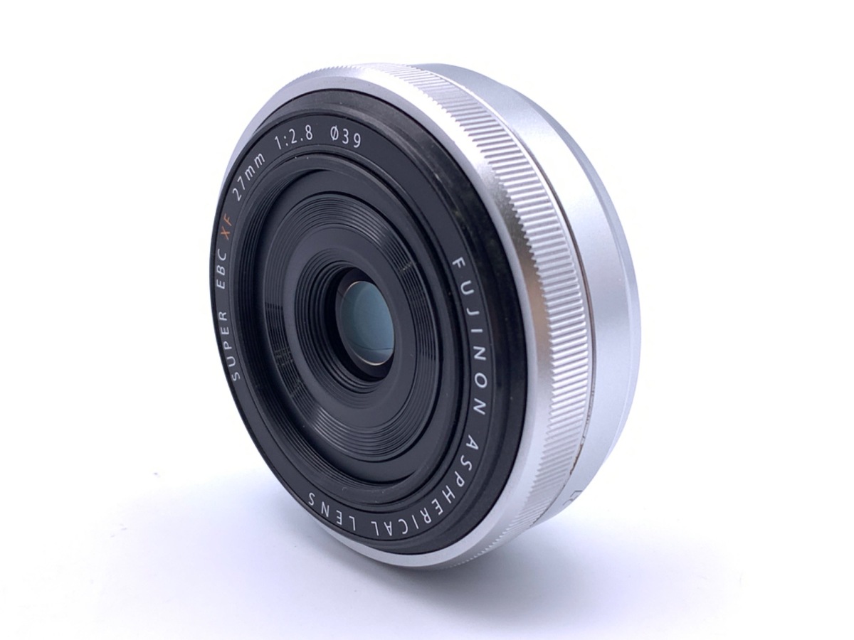 中古：AB(良品)】フジフイルム XF27mm F2.8 シルバー