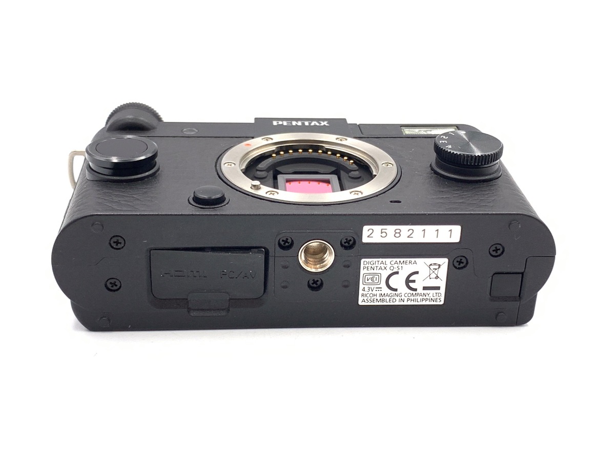 中古：B(並品)】ペンタックス Q-S1 ボディキット ブラック×チャコール