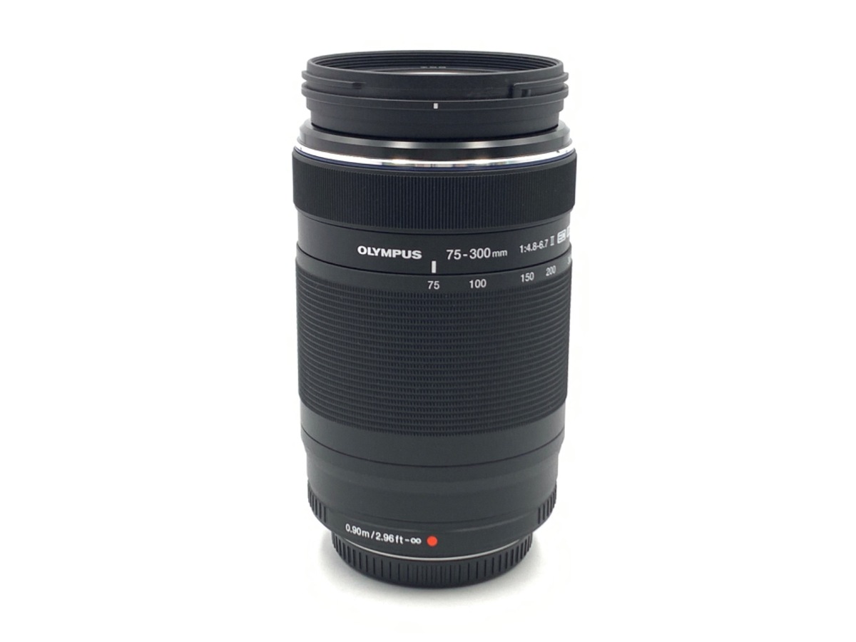 ■美品■オリンパス M.ZUIKO DIGITAL ED 75-300mmⅡ オリンパス M.ZUIKO DIGITAL ED 75-300mm F4.8-6.7 II [ブラック] 価格