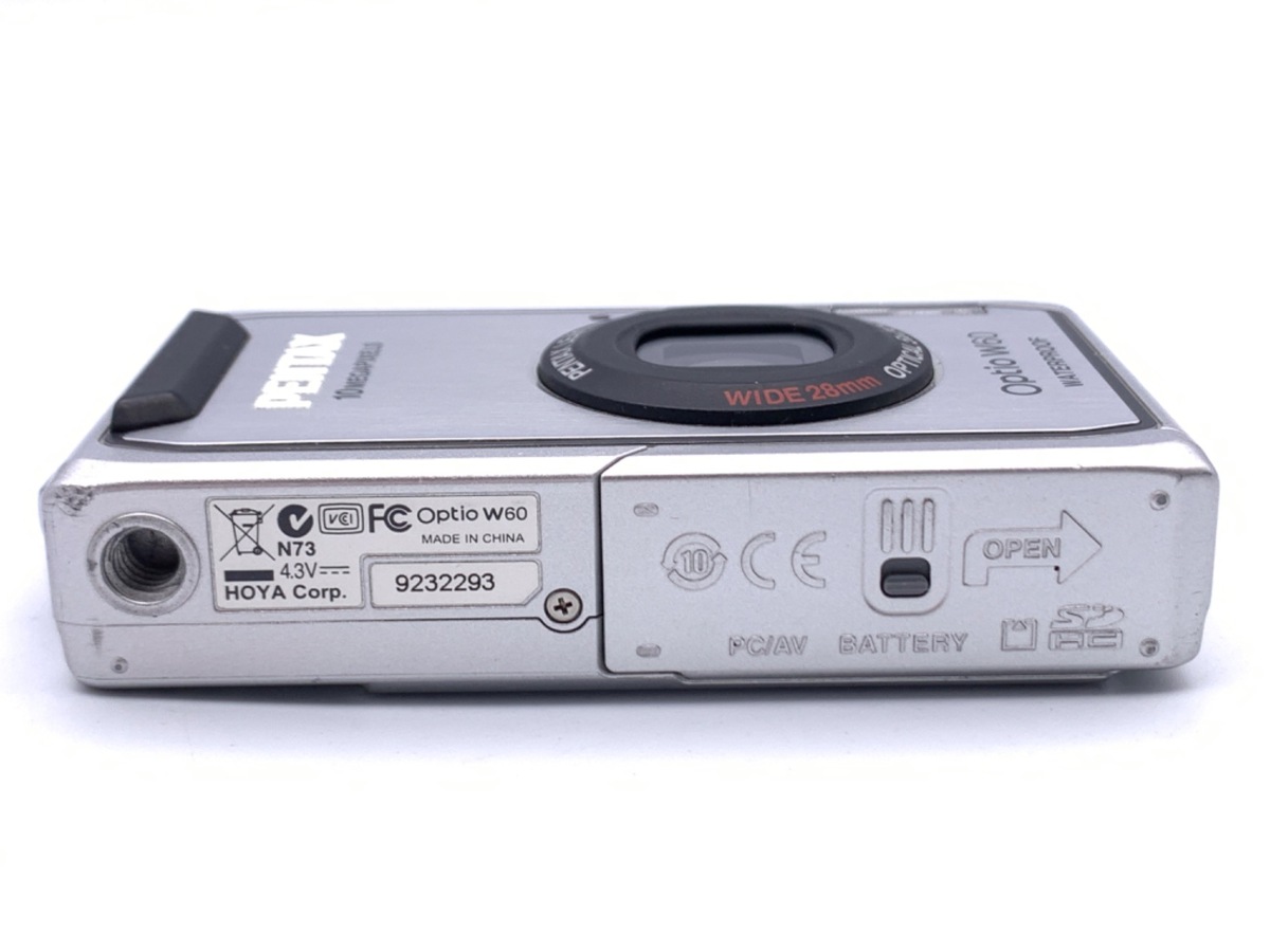 Optio W60(シルバー)【1000万画素】