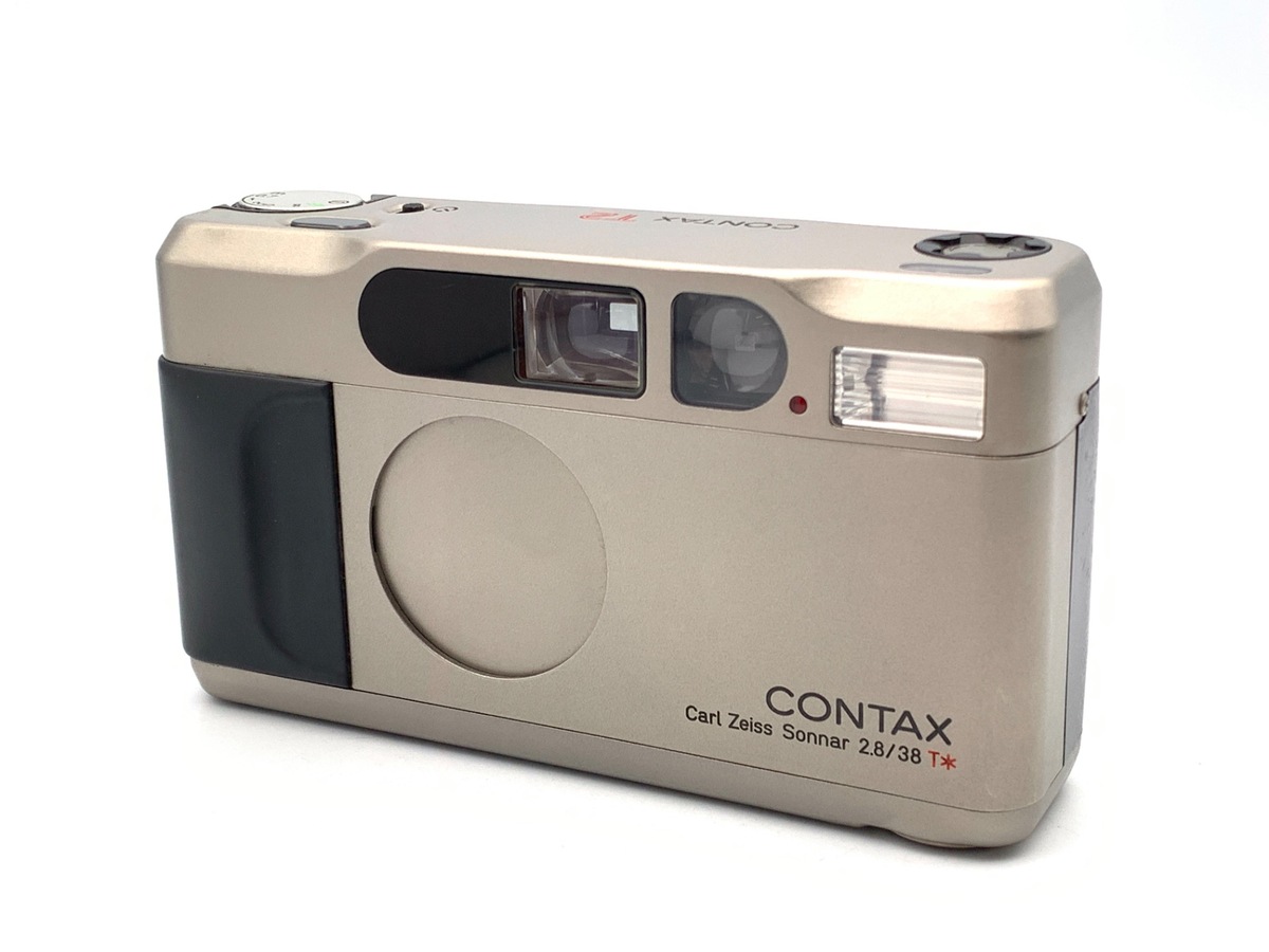 【完動品・査定済】CONTAX T2 チタンクローム 新品電池付 ★価格交渉OK 中古】コンタックス（CONTAX） コンタックス T2 チタンクローム 在庫