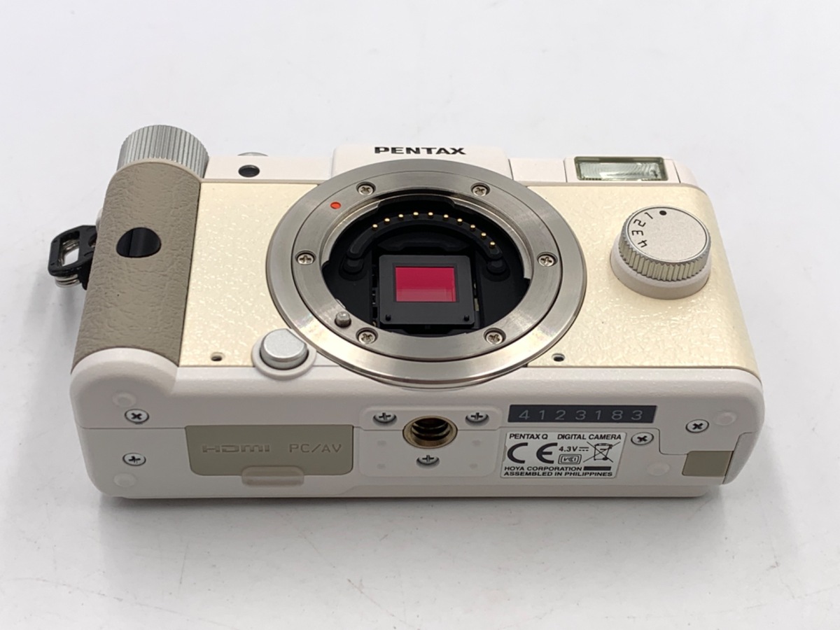 中古：AB(良品)】ペンタックス Q ボディ ホワイト | 2449390048038