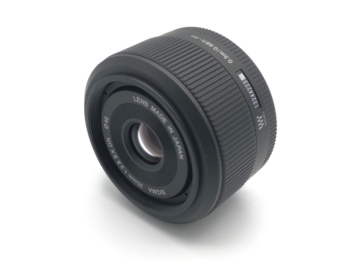 中古：B(並品)】シグマ 30mm F2.8 EX DN マイクロフォーサーズ用