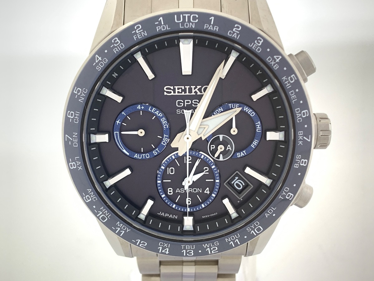 セイコー アストロン ブラック SBXC001/5X53-0AB0 チタン｜カメラの