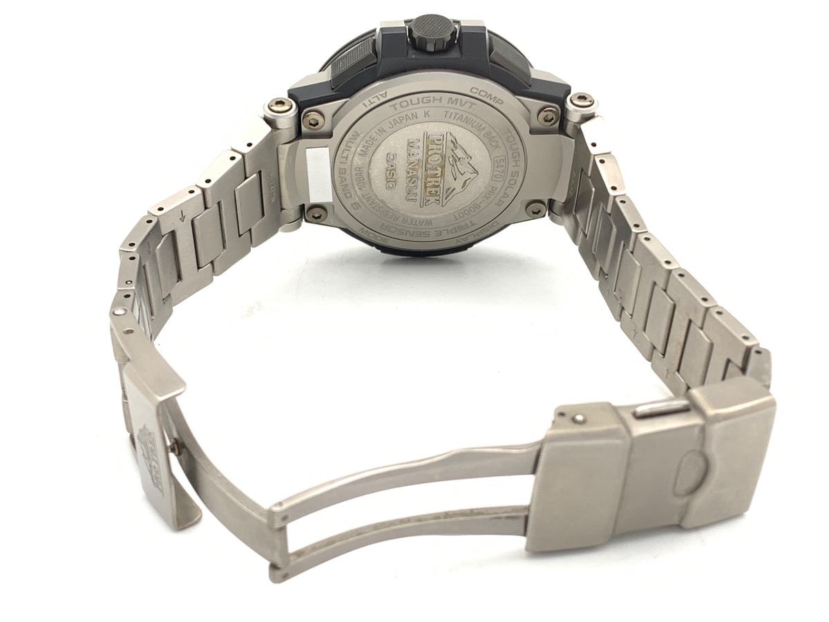 カシオ プロトレック マナスル ブラック PRX-8000YT-1JF チタン