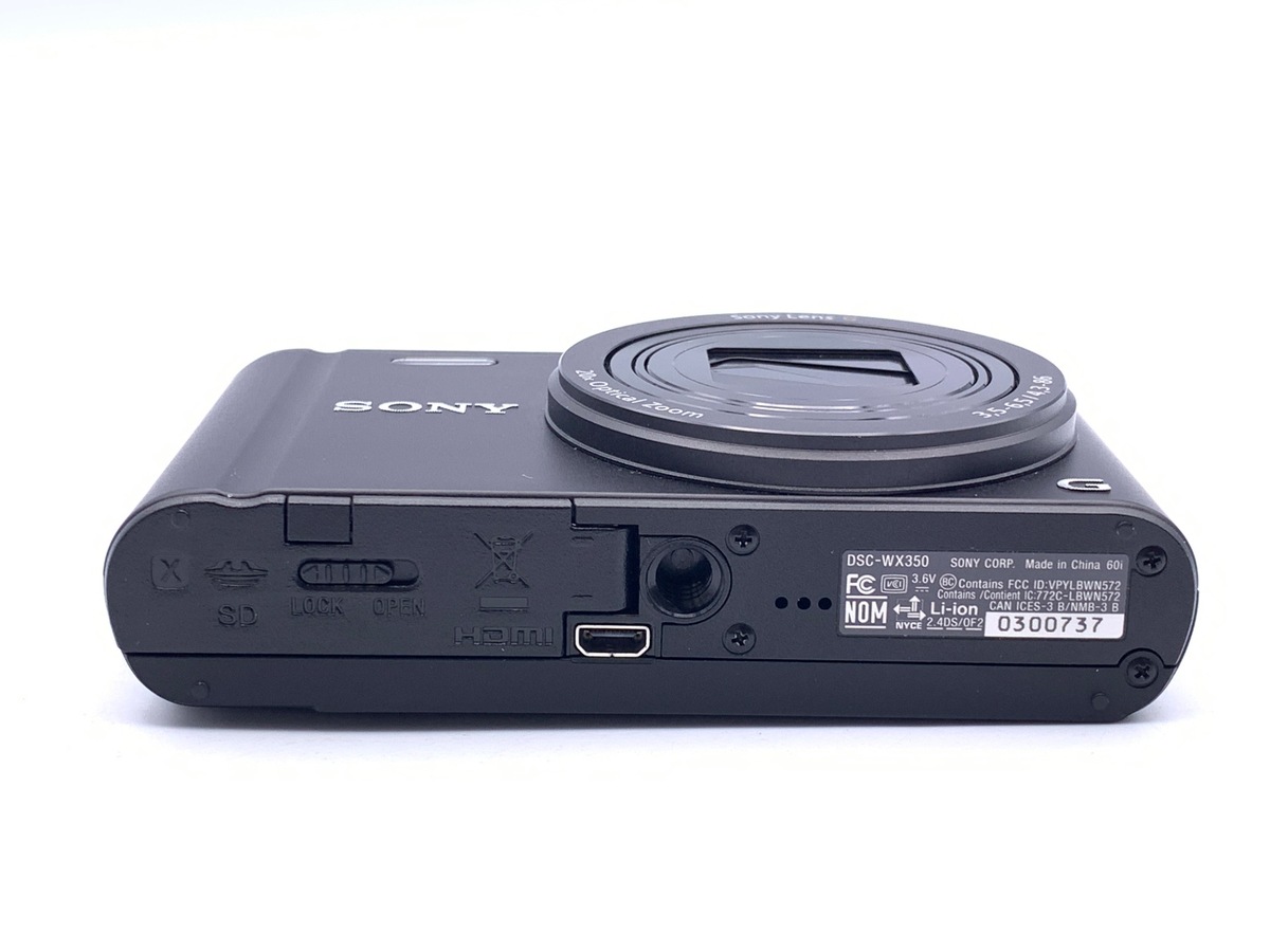ソニー Sony DSC-WX350 ブラック 《元箱・純正ケース付属》 DSC-WX350 