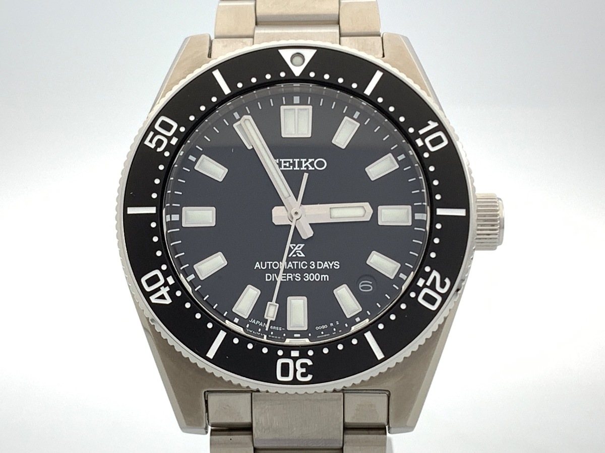 セイコー プロスペックス SBDC197/6R55-00G0 ブラック ステンレススティール