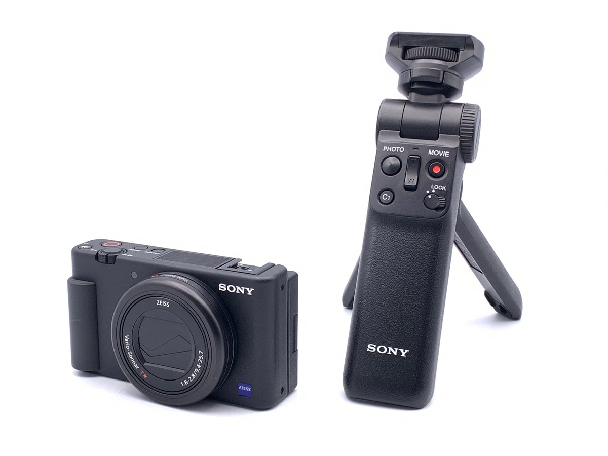 Sony VLOGCAM ZV-1G シューティンググリップキット 中古：B(並品)】ソニー VLOGCAM ZV-1G B シューティンググリップキット