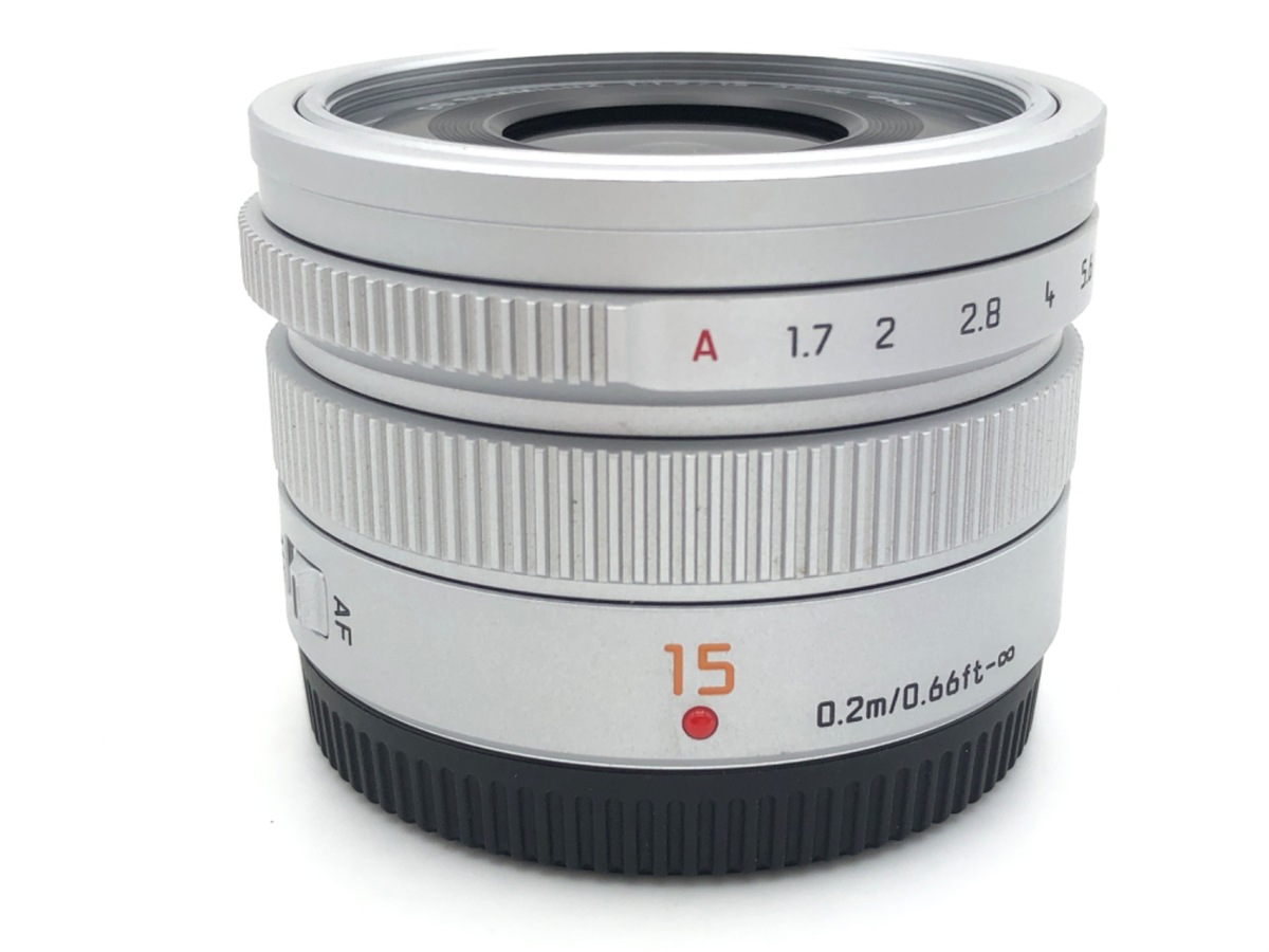中古】パナソニック LEICA DG SUMMILUX 15mm/F1.7 ASPH. [H-X015
