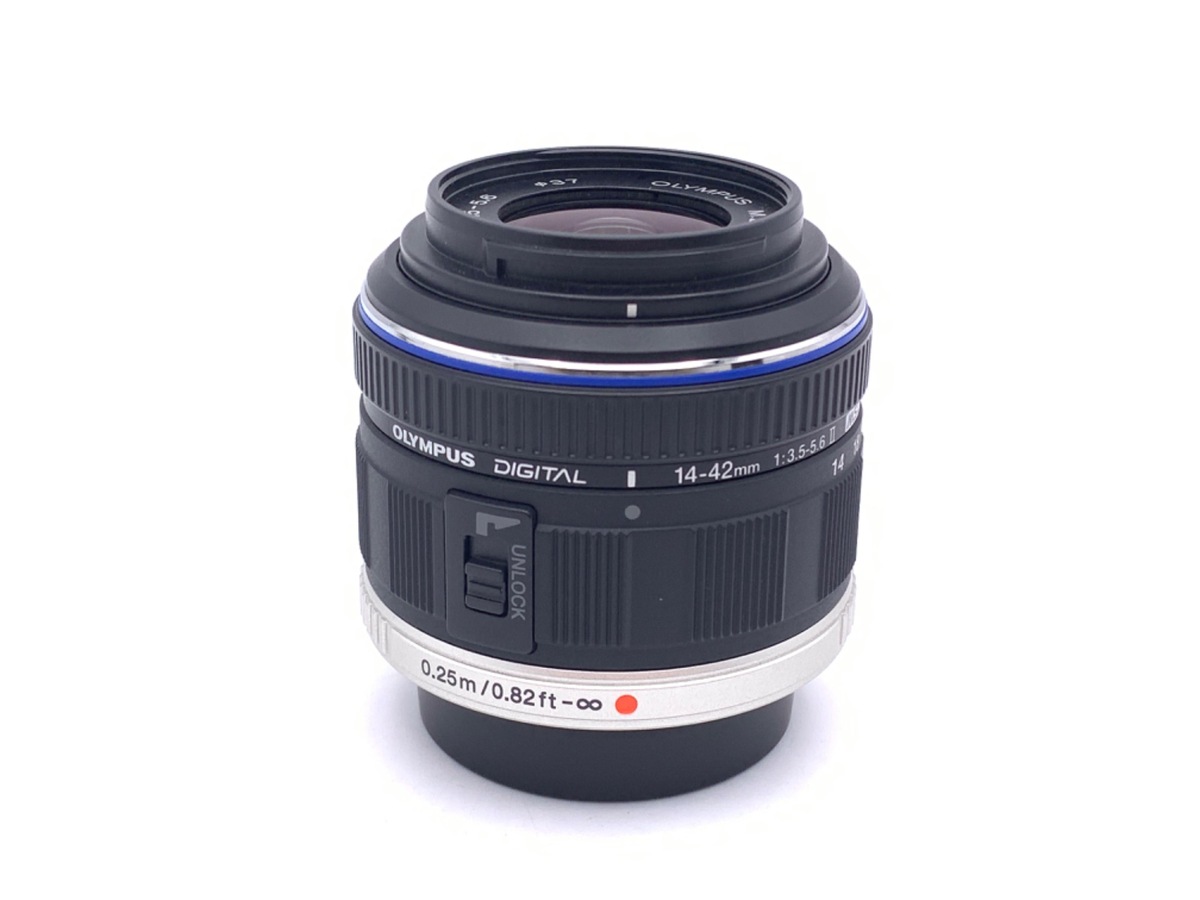中古】オリンパス M.ZUIKO DIGITAL 14-42mm F3.5-5.6 II ブラック 在庫