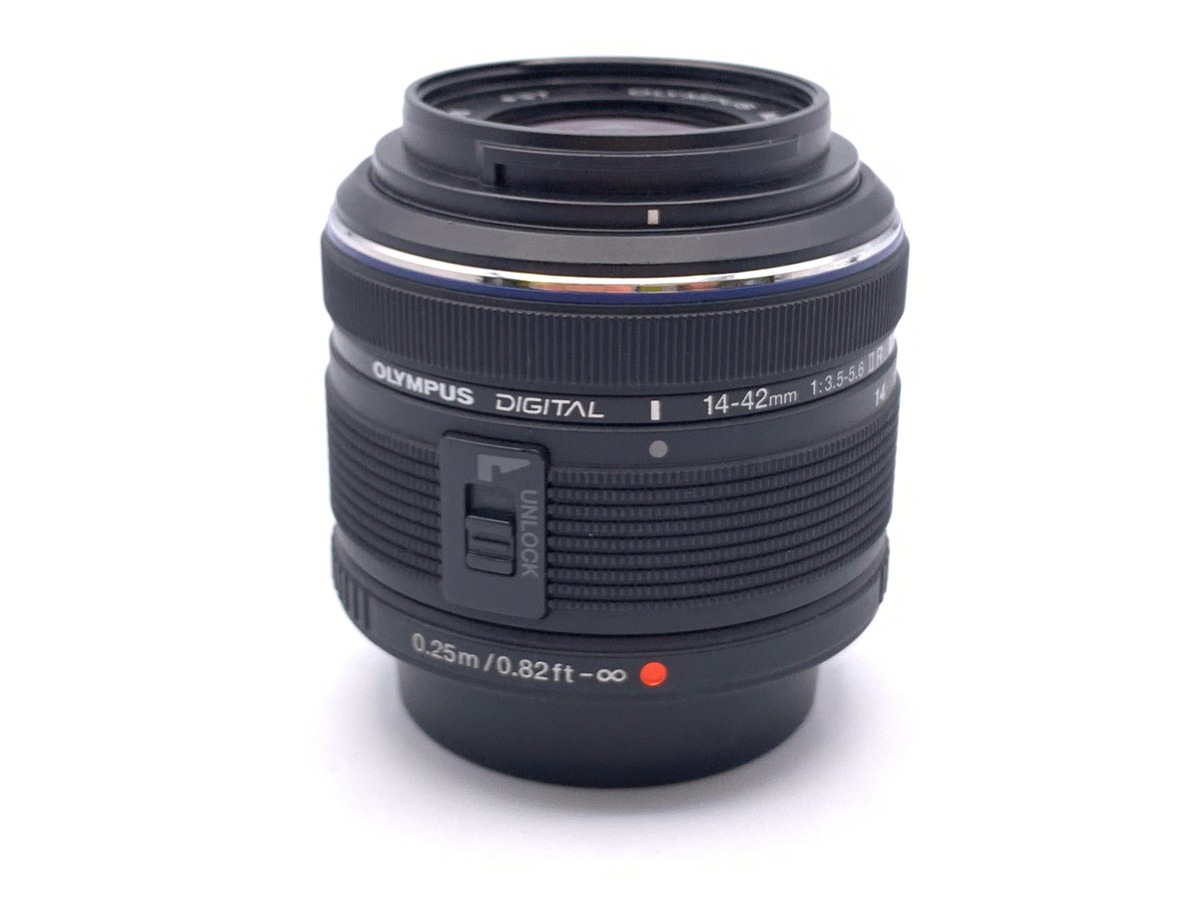 中古】オリンパス M.ZUIKO DIGITAL 14-42mm F3.5-5.6 II R ブラック