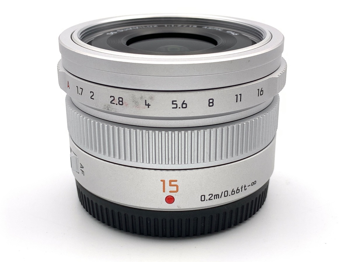 中古】パナソニック LEICA DG SUMMILUX 15mm/F1.7 ASPH. [H-X015