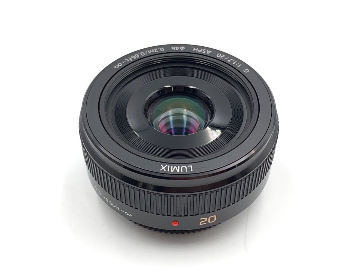 中古】パナソニック LUMIX G 20mm F1.7 II ASPH. [H-H020A] ブラック