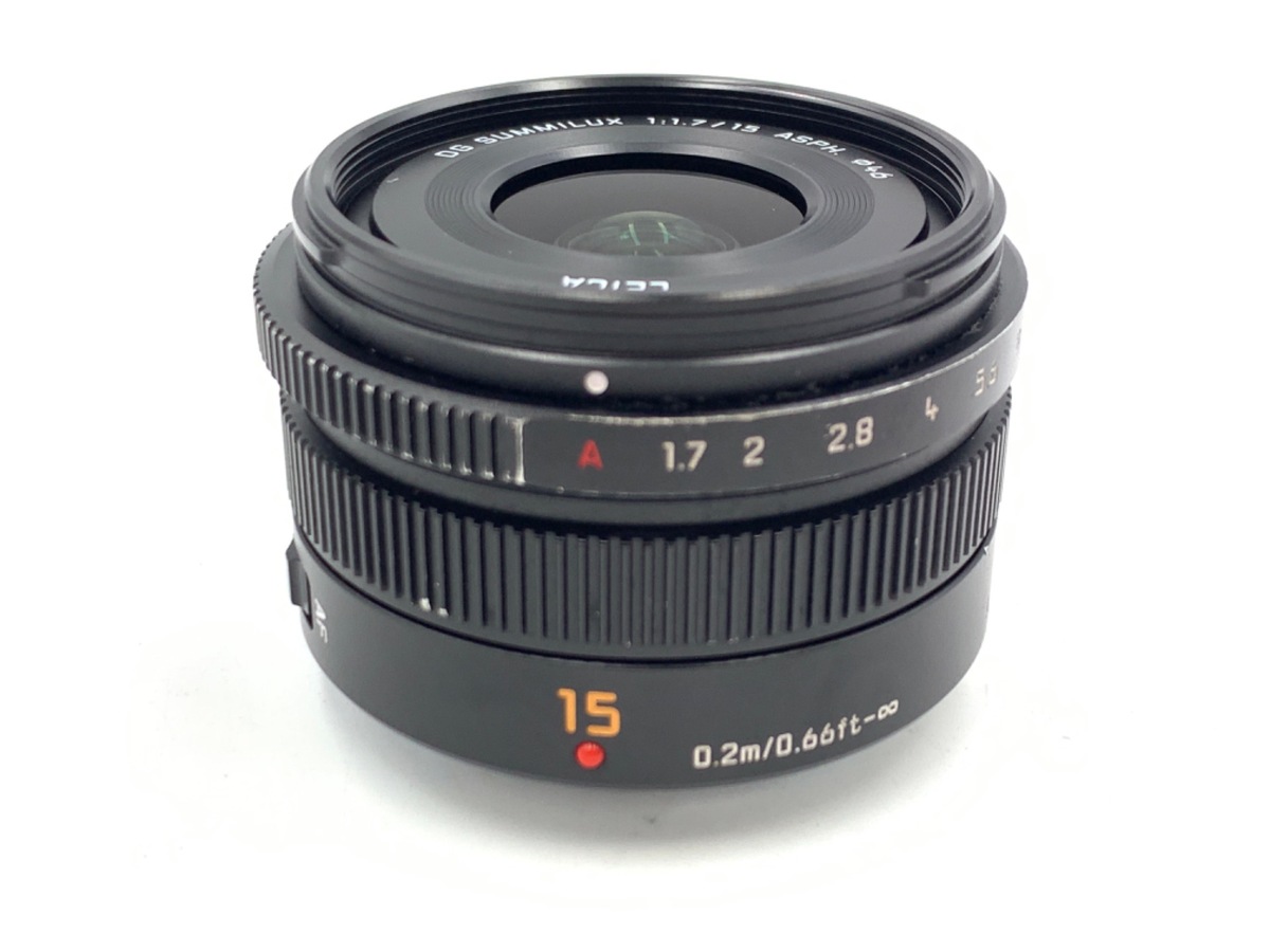 LEICA DG SUMMILUX 15mm/F1.7 ASPH. H-X015-K [ブラック] 中古価格比較