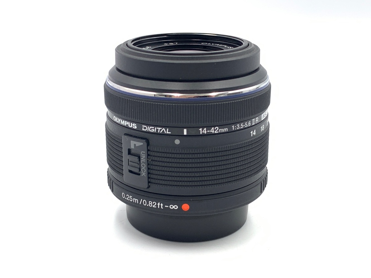 中古】オリンパス M.ZUIKO DIGITAL 14-42mm F3.5-5.6 II R ブラック