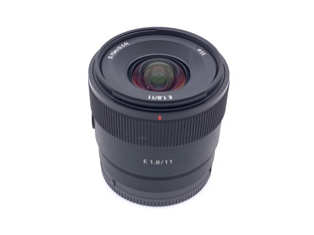 中古：B(並品)】ソニー E 11mm F1.8 [SEL11F18] | 2449440024807