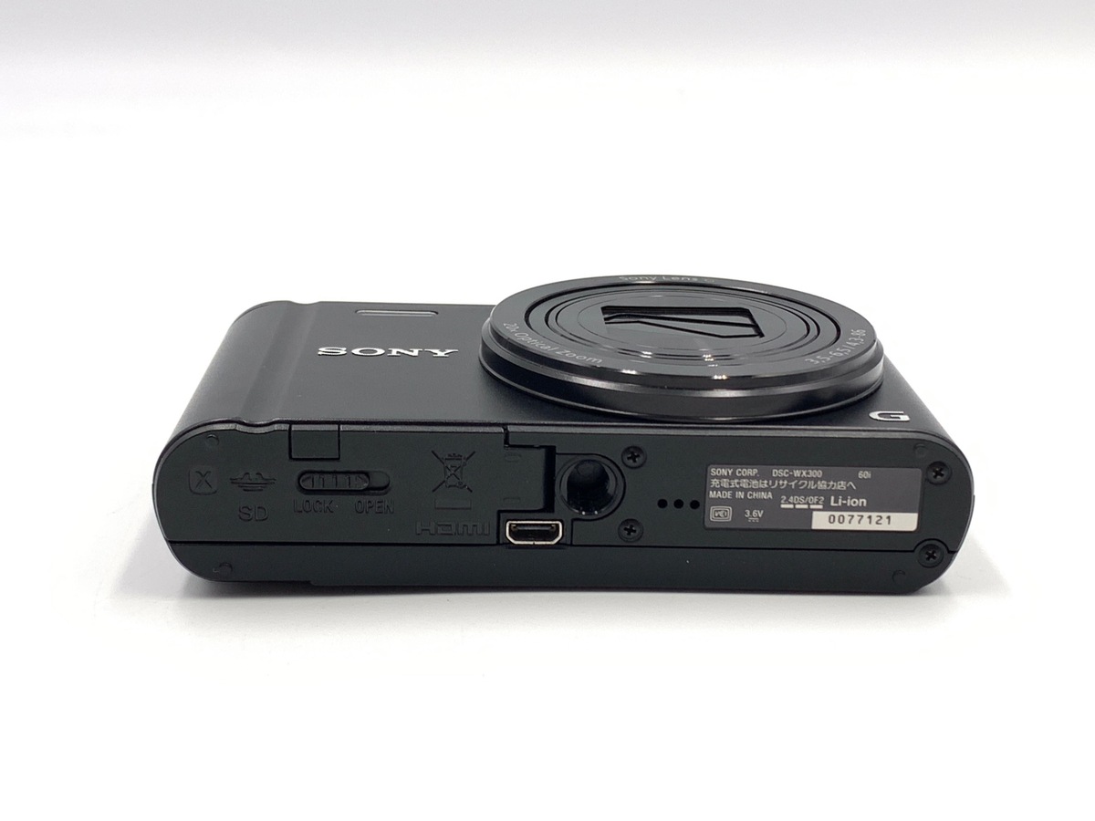 中古：B(並品)】ソニー Cyber-shot DSC-WX300 B ブラック | 2449440026269