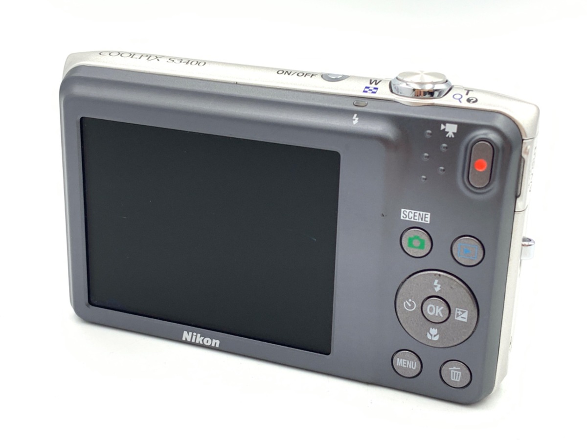 中古：AB(良品)】ニコン COOLPIX S3400 シルバー | 2449450037484