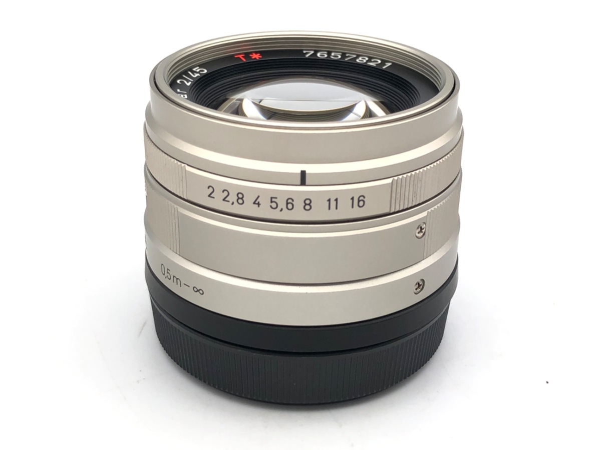 レンズ(単焦点) CONTAX Carl Zeiss Planar T* 45mm f/2 レンズ(単焦点) CONTAX Carl Zeiss Planar T* 45mm F2 N.MINT