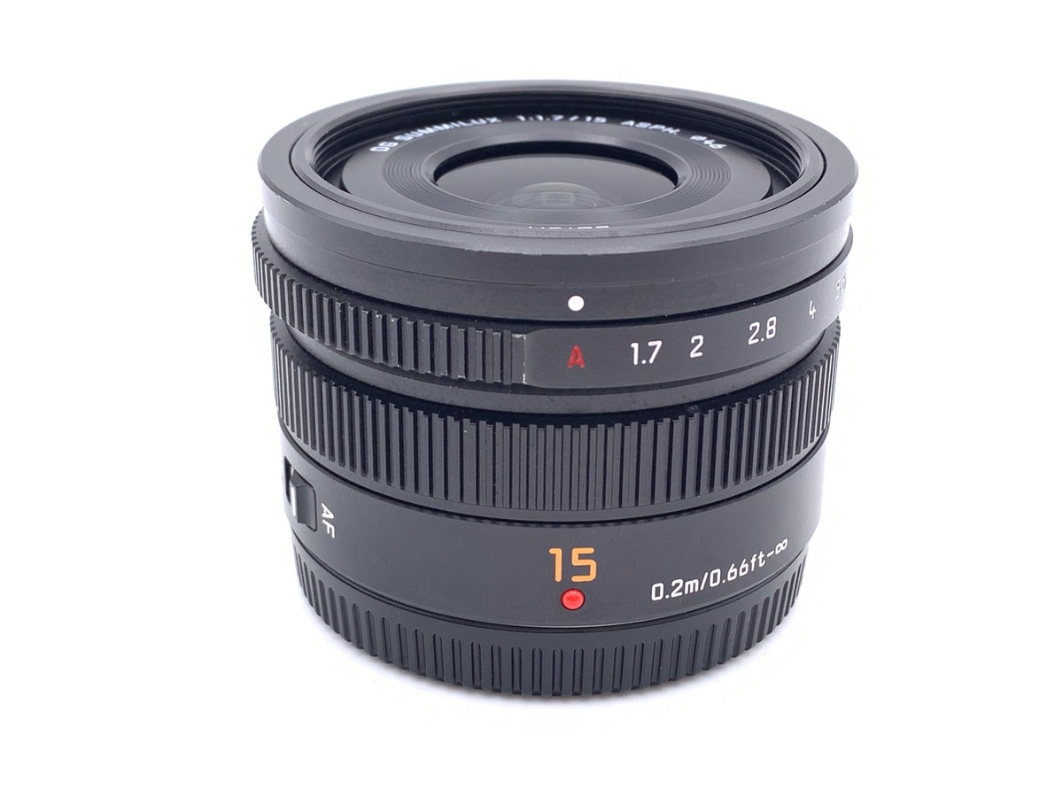 LEICA DG SUMMILUX 15mm/F1.7 ASPH. H-X015-K [ブラック] 中古価格比較