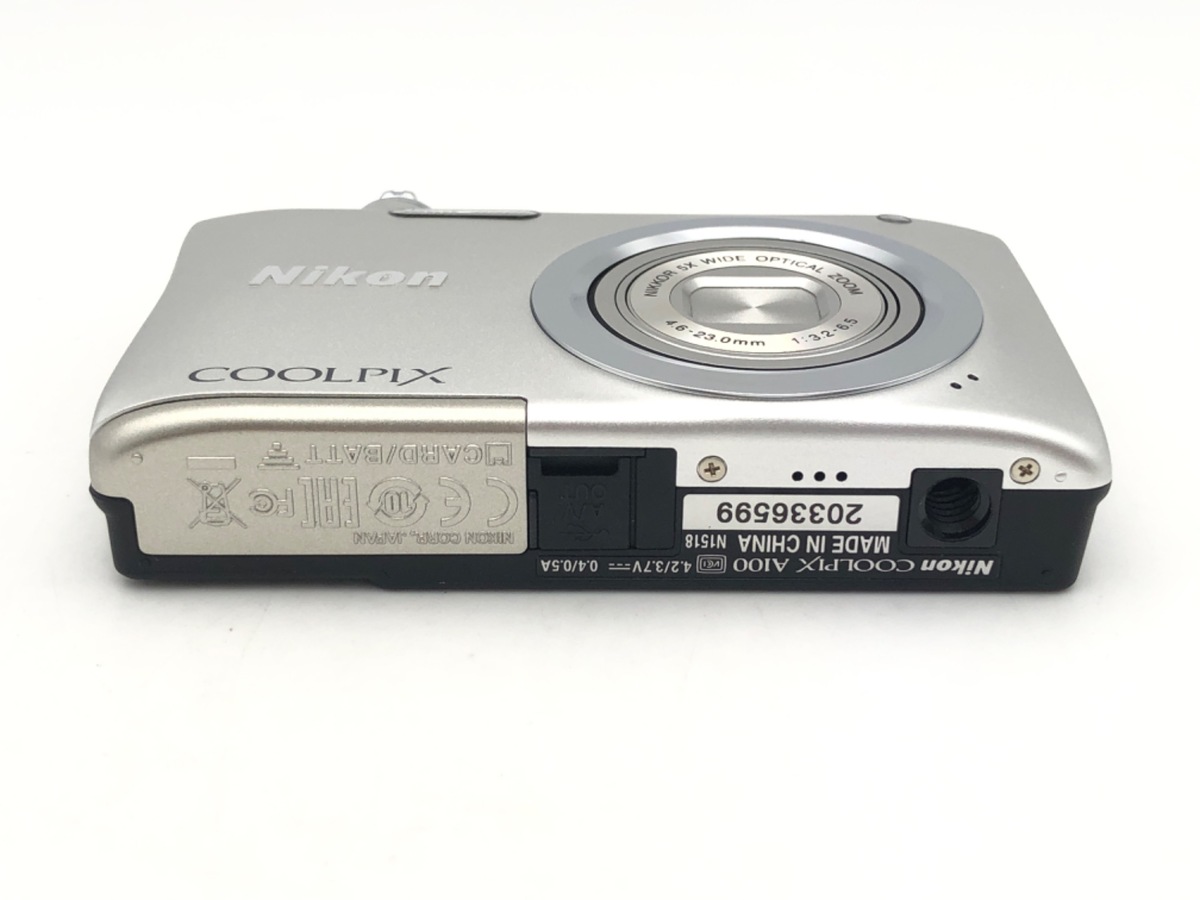 中古：B(並品)】ニコン COOLPIX A100 シルバー | 2449450052609