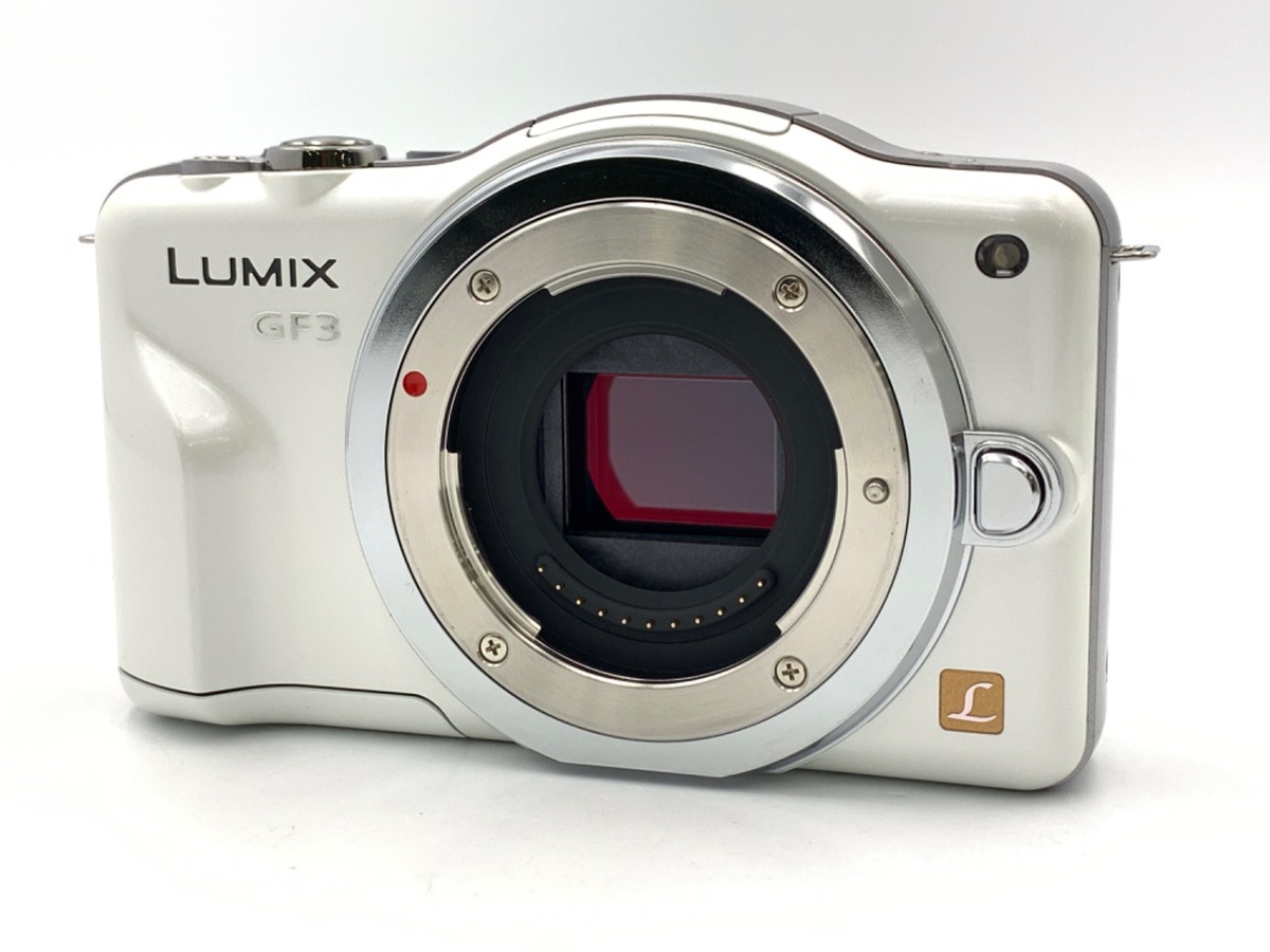 中古】パナソニック LUMIX DMC-GF3-W ボディ シェルホワイト 在庫一覧