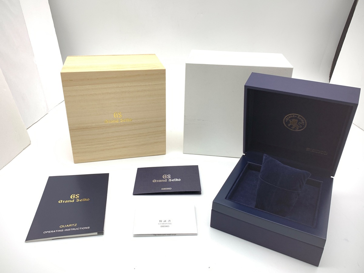グランドセイコー クォーツ ネイビー [ブルー系] SBGX065/9F62-0AB0 ステンレススティール